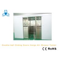 Buy cheap White Stainless Steel Air Shower With Electric Interlocked Locks , 22-25m/s Wind product