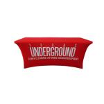 Digital Printing Promotional Table Runner , 6 Foot Table Cloth With Logo Double