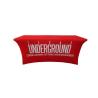 Buy cheap Digital Printing Promotional Table Runner , 6 Foot Table Cloth With Logo Double Stitching from wholesalers
