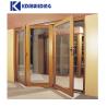 Buy cheap KDSBuilding Exterior Triple Pane Soundproof Insulated Main Entrance Wooden Folding Door Design from wholesalers