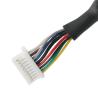 Buy cheap IP67 Waterproof Connector M16 Female To SH1.0 9P UL 2464 28AWG*4PR+AEB Cable ROHS from wholesalers