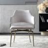 Buy cheap Ergonomic Fabric Ultra Modern Dining Chairs 62*57cm Upholstered from wholesalers