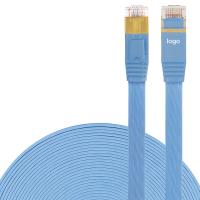 Buy cheap Stable 600MHz Cat 7 Ethernet Cable Flat , BC Blue Practical Cat7 SFTP Cable product