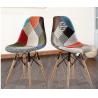 Buy cheap Mid Century Modern Upholstered Dining Chairs With Nordic Patchwork Design from wholesalers