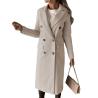 Buy cheap Customized Puffer Down Coat Polyester Female Plus Size Trench Coat from wholesalers
