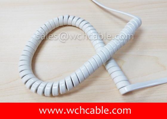 Buy cheap UL Spiral Cable, AWM Style UL20878 22AWG 4C FT2 105°C 600V, PVC / TPE from wholesalers