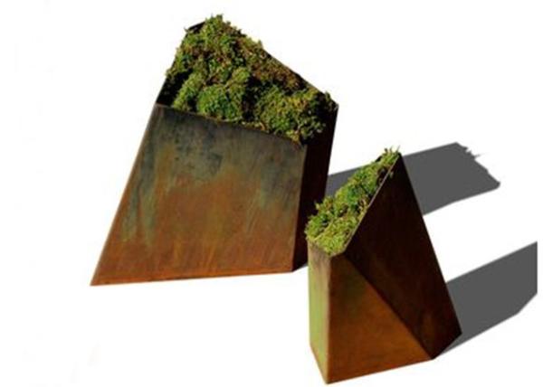 Buy cheap Personalized Sizes Large Outdoor Planters Metal Planter Boxes For Outdoor from wholesalers