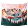 Buy cheap Polyester Fabric Printed Backdrop Wall Banner For Decoration from wholesalers