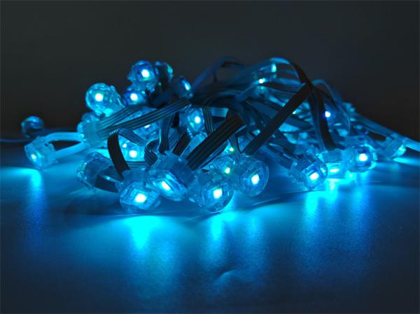Buy cheap Hot selling 20mm colorful smart 0.4w 12v outdoor string lights Christmas decorative lights from wholesalers