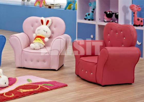 Buy cheap Princess Crown PVC Leather Childrens Sofa Chair No Assembly Required Top Grade from wholesalers