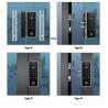 Buy cheap 3D Face Digital Smart Glass Door Lock Tuya Fingerprint Password IC Card Access from wholesalers