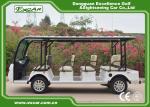 Silver 11 Seater Electric Sightseeing Bus 7.5KW KDS Motor 1 Year Warranty