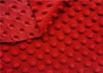 FDY Fabric Super Bubble fabric Warp Knit Minky Dot Plush Fabric For Baby Blanket