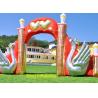 Buy cheap 420D Nylon Fabric Swan Inflatable Arches With Air Blower from wholesalers