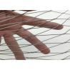 Buy cheap Stainless Steel Ferrule Rope Hand Woven Mesh Natural Colour 3.2mm Dia 50m from wholesalers