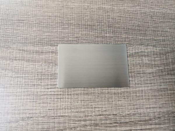 Buy cheap NFC N-tage213 Metal RFID Card Stainless Steel Brushed For Entrance from wholesalers