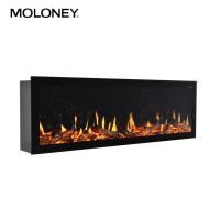 Buy cheap 120cm Wall Mounted Flush Electric Fires PTC Room Heater Digital LED Lamp product