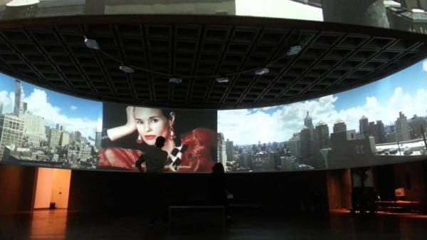 Buy cheap Large Tripod Motorized Curved Projection Screen Home Movie Theater Projectors from wholesalers