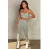 Buy cheap Oem Factory Manufacturer Custom Logo Seamless 2 Piece Yoga Set Lightweight High Waist Training Tights from wholesalers