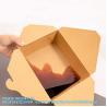 Buy cheap Custom Printed Take Away Food Packaging Kraft Paper Lunch Box Paper Pizza Box Salad Snack Food Container Boxe from wholesalers