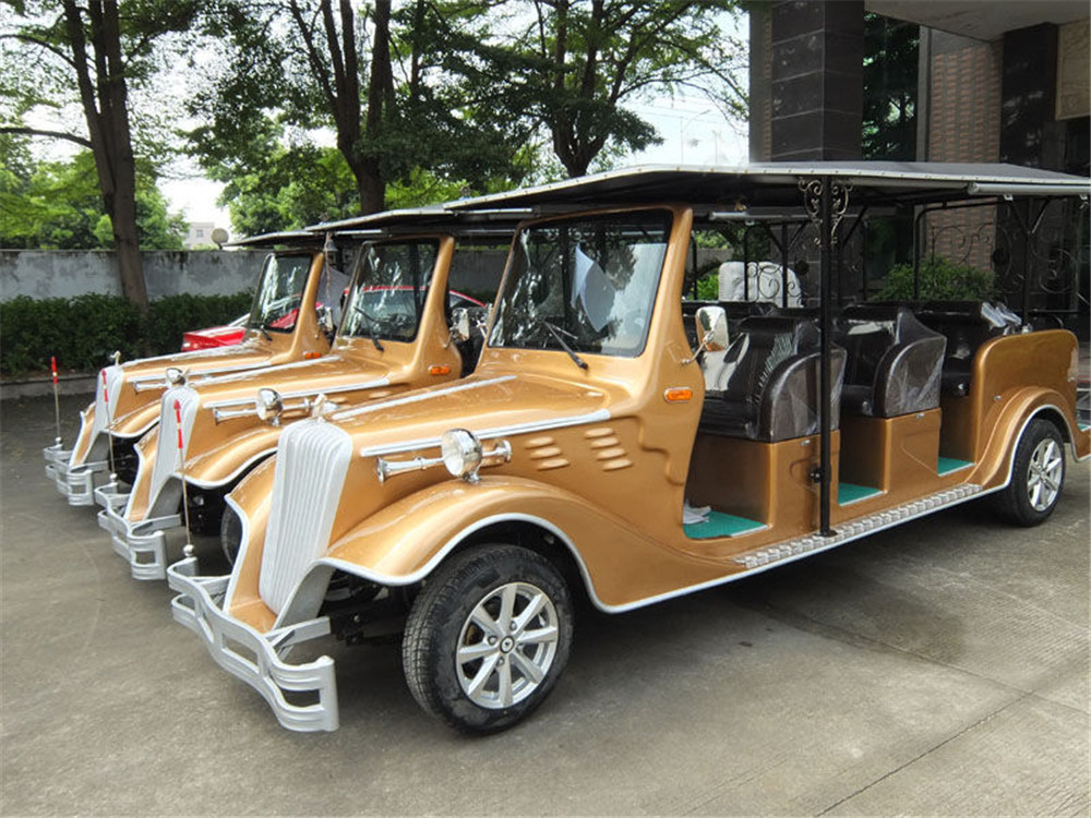 Hotel Vintage Electric Tour Bus , Resort 8 Seater Electric Car CE UL Certificate