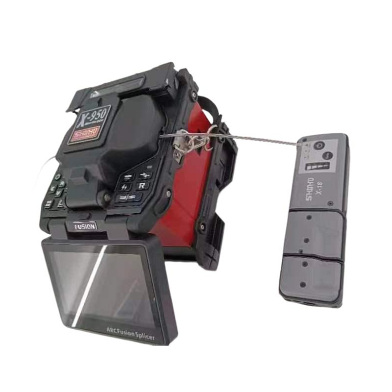 1 Adaptor Powered FTTB Fusion Splicer for Ribbon Fiber Cladding of SM/MM/DS/NZDS