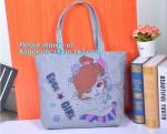 canvas bag custom printed cotton tote bag guangzhou factory in stock,print your