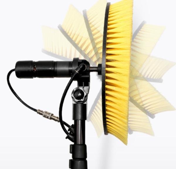Quality Telescopic Water Fed Pole Solar Panel Cleaning Brush Single Head for sale
