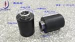 Layer Farm Egg Belt Transport Bearings Black Rubber Roller 30mm 45mm