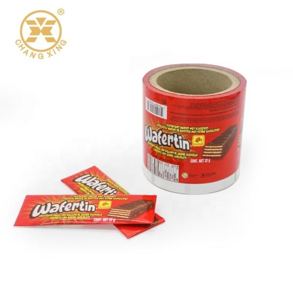 Buy cheap Custom Printed Aluminum Foil Laminated Energy Bar/Chocolate Packaging Roll Films BOPP Adhesive Film from wholesalers