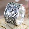 Buy cheap Men's Vintage Old Sterling Silver Band Ring (R121408) from wholesalers