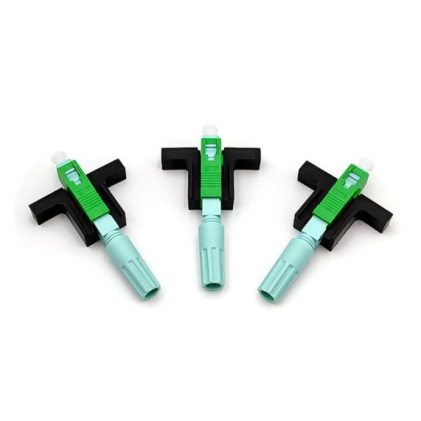 Buy cheap 50mm FTTH Sc Apc SM Fiber Optic Fast Connector from wholesalers