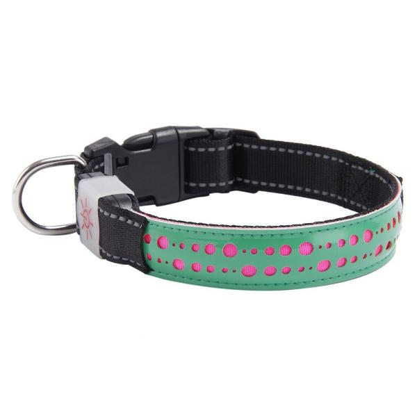 Buy cheap Adjustable LED Dog Collar USB Rechargeable Customized For Dog Cat Night Safety from wholesalers