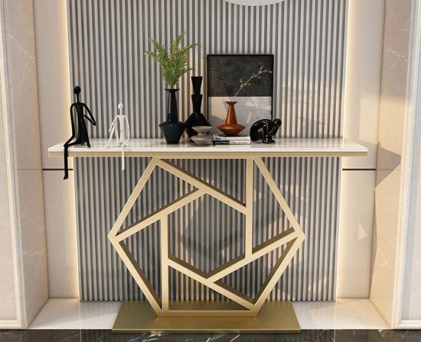 Buy cheap 1500*400*800mm White Sintered Stone TV Console Table Modern Luxury from wholesalers
