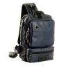 Buy cheap Men's PU Leather Backpack For iPad Outdoor Single Shoulder Rucksack from wholesalers