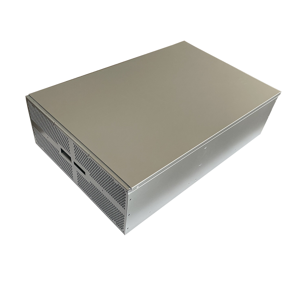 Custom Design Amplifier Aluminum Housing Manufacturer Sandblasted Or Brushed 19 Inch Server Case