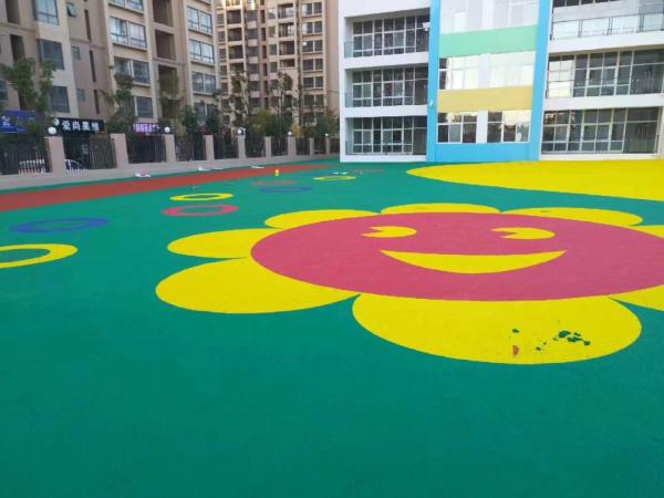 Buy cheap Customized Playround Sports Rubber Floor For Kindergarten School from wholesalers