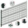 Buy cheap Green PVC 3D V Bending Curved Wire Fence Panels Hot Galvanized Steel from wholesalers