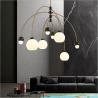 Buy cheap Nordic design creative glass chandelier living room bedroom dining room Willow Chandelier(WH-MI-362) from wholesalers