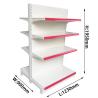 Buy cheap Commercial Store Shelves Double Sided Gondola Supermarket Shelves Display from wholesalers