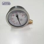 CE certificate pressure test hydraulic oil filling 4" radial manometer 4bar