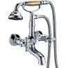Buy cheap Classic Wall Mounted Bathtub Mixer Taps / Hot Cold Two Handle Brass Faucet from wholesalers