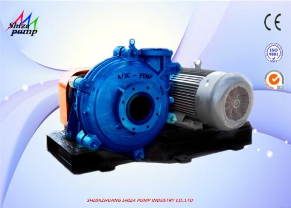 Wear / Corrosion Resistant horizontal centrifugal slurry pump , industrial