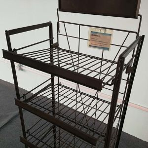 Buy cheap Supermarket Shelf Display Rack Stable Wire Metal Material Light Duty Style from wholesalers