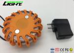 Magnetic Rechargeable LED Flashing Police Warning Lights With Li - Ion Battery
