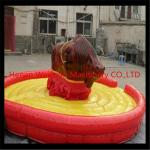 Outdoor carnival amusement rides mechanical bull rodeo/inflatable rodeo bull for