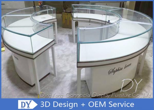 Buy cheap Glass Wooden Jewellery Display Counter / Jewellery Shop Fittings from wholesalers