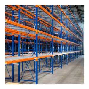 Space Saving Selective Teardrop Pallet Rack , Warehouse Teardrop Racking System