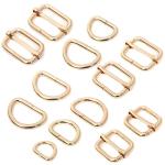 Buy cheap Square Antioxidant Metal D Rings Gold Tearproof Rustproof For Luggage Belts from wholesalers