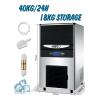 Buy cheap 40kg/24Hrs Ice Cube Maker Machine Self-Inspection Small Ice Machine For Home Bar from wholesalers